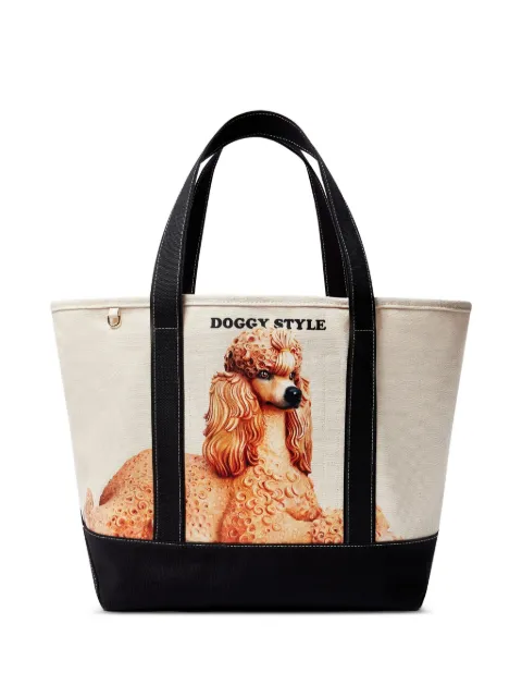 Stella McCartney x Jeff Koons Doggy Style tote bag Neutrals 7B0187WP0681