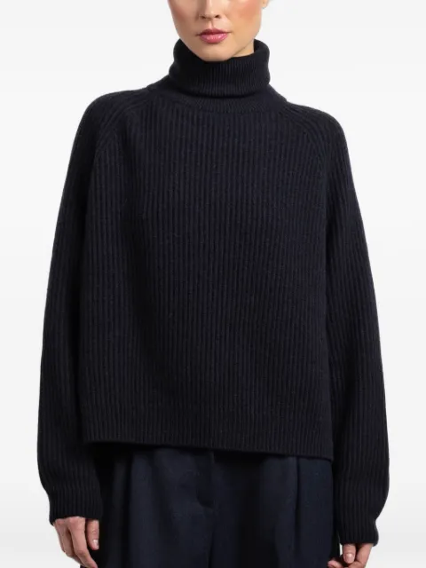 Dusan roll-neck ribbed sweater Blue 90HT76MIDNIGHT