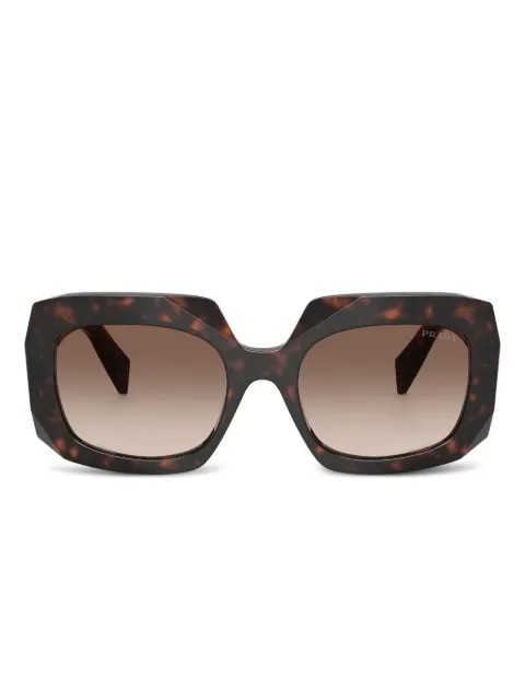 Prada Eyewear Symbole oversized-frame sunglasses Brown PRB23S