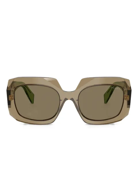 Prada Eyewear Symbole oversized-frame sunglasses Neutrals PRB23S
