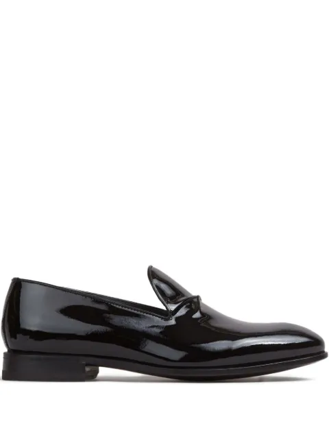 Bontoni Barone Tux leather loafers Black BARONETUXVERNICEGOODYEARLEATHER