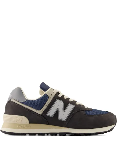 New Balance 574 logo-patch sneakers Brown U574SGG