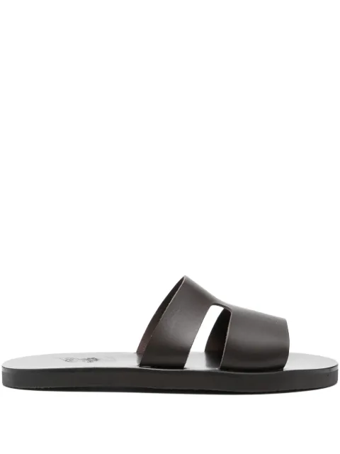 Ancient Greek Sandals Apteros sandals Brown APTEROSMENVACHETTATMORO