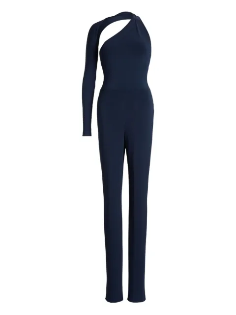 Ralph Lauren Collection one-shoulder cutout-detail jumpsuit Blue 290909549001