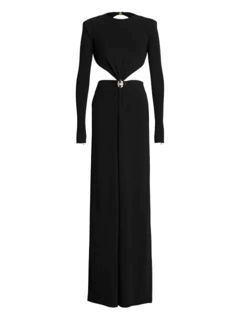 Ralph Lauren Collection cutout-detail embellished jumpsuit Black 290881364