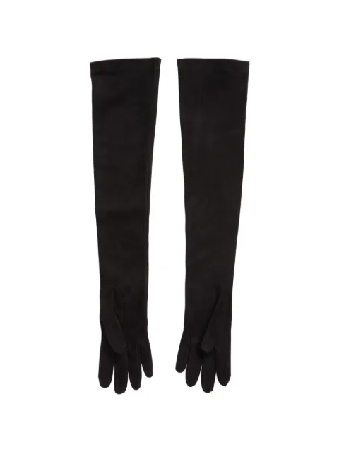 Ralph Lauren Collection suede gloves Black 434932476