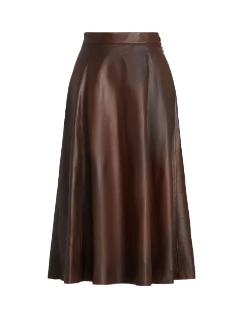Ralph Lauren Collection bottom-up skirt Brown 290897634