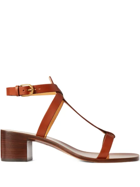 Ralph Lauren Collection T-strap sandals Brown 800905212001