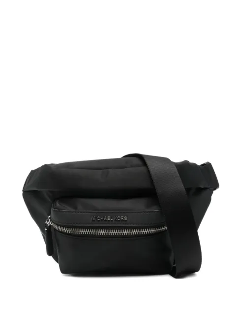 Michael Kors Brooklyn zip pocket belt bag Black 33F5LBNY1B