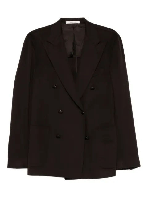Tagliatore double-breasted pocket jacket Brown 1SVS20KAI010025U