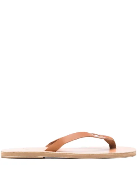 Ancient Greek Sandals Solon thong sandals Brown SOLONVACHETTA