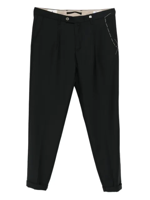 Myths Zeus-P pleated trousers Black 25WM19L106