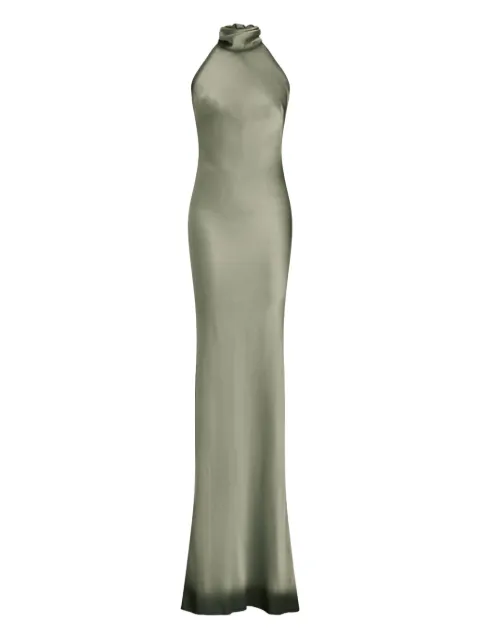 Ralph Lauren Collection halter-neck sleeveless maxi dress Green 290910952003