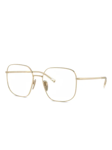 Prada Eyewear round-frame glasses Gold PRA59V