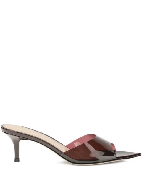 Gianvito Rossi 55mm Elle pointed-toe heeled sandals Red G1512055RICGSV