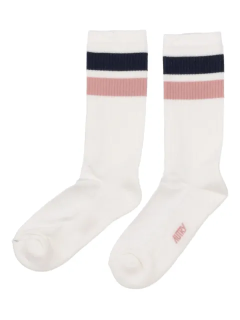 Autry striped socks White SOPUR8S8