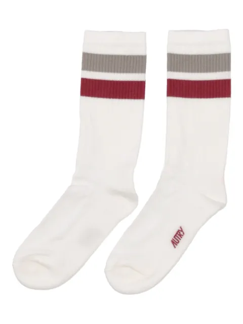 Autry striped socks White SOPUR8SH