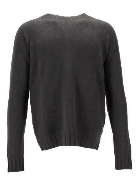 LA ROSE crew-neck sweater Grey U126WS