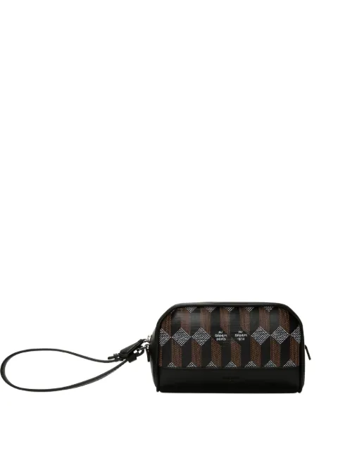 Au Départ Hexagon zip-fastening pouch Black SWWB003