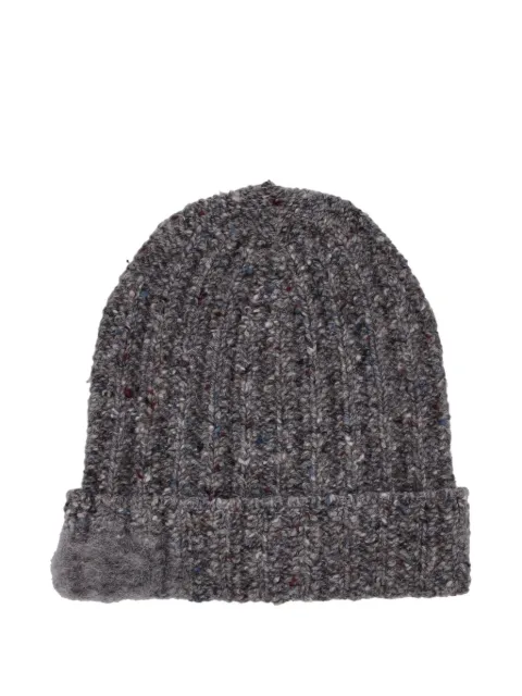 Maison Margiela ribbed beanie hat Grey S50TB0013M13150