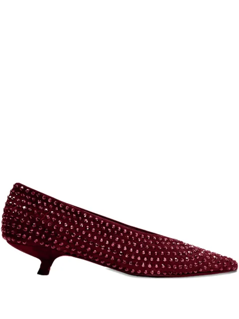 La-Rose crystal heeled pumps Red EW21335