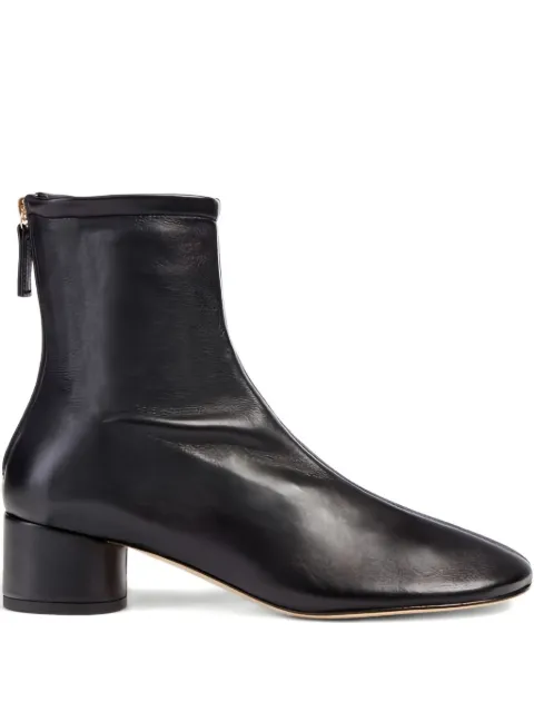 Dear Frances 50mm Harlie leather ankle boots Black HARLIE