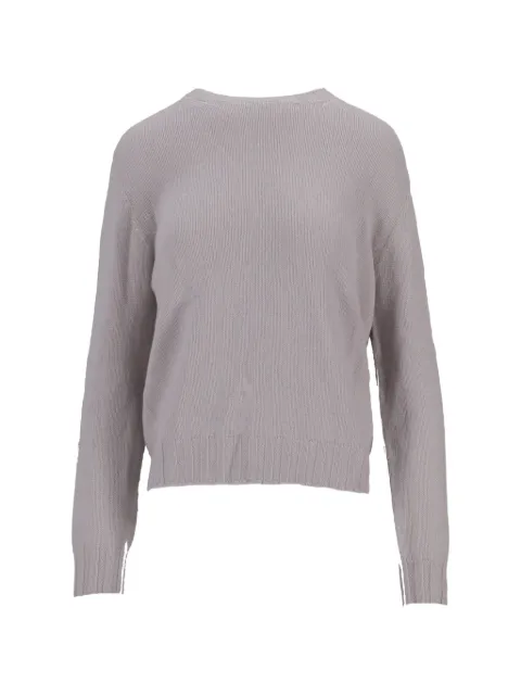 La-Rose ribbed round-neck sweater Grey D223WS