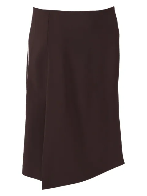 P.A.R.O.S.H. wool-blend midi skirt Brown D621170LILIUXY25