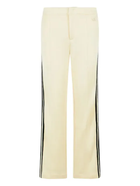 adidas side-stripe logo-detail trousers Neutrals KD0352