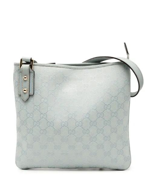 Gucci Pre-Owned 2000-2015 GG Canvas crossbody bag Blue V7W6K4X77BVL6B9D