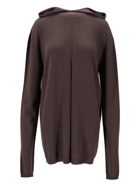 Rick Owens hooded hoodie Brown RP02E4613M