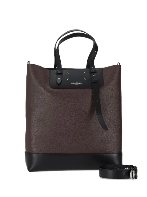 Maison Margiela leather tote bag Brown SB1WC0024P8611