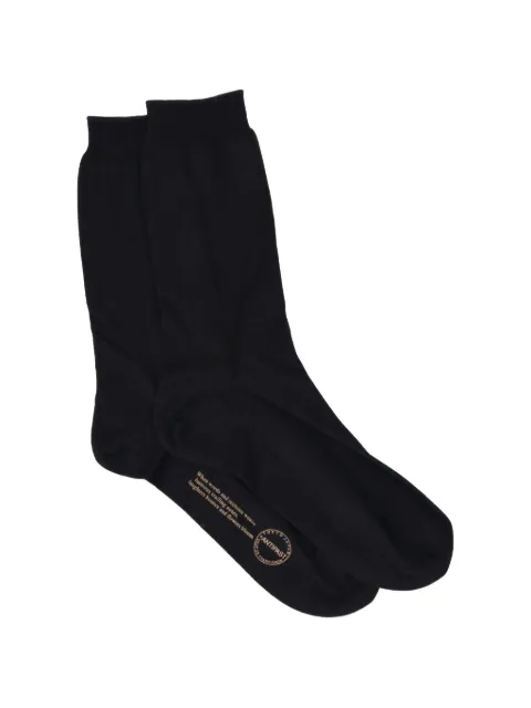 Antipast ribbed-cuff cotton socks Black ANP355