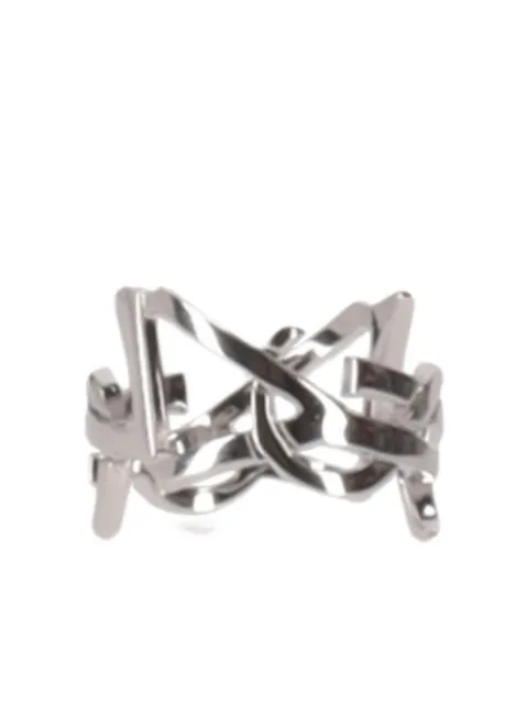 Saint Laurent Cassandre ring Silver 823669Y1500