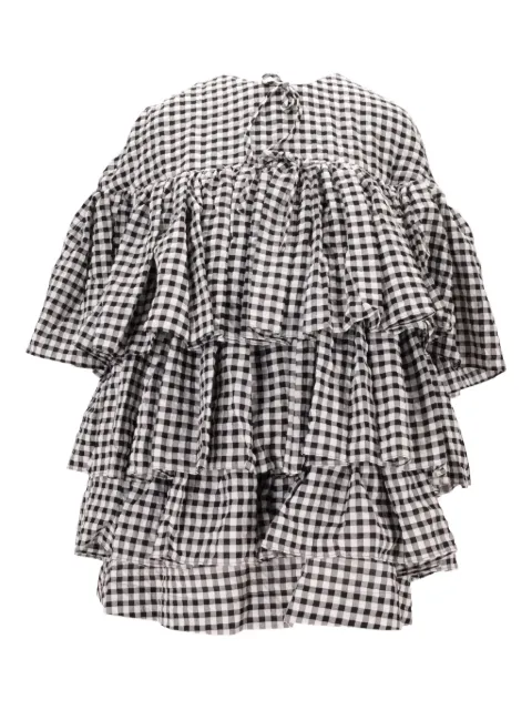 MERYLL ROGGE ruffled tiered mini dress Black 800860WS25