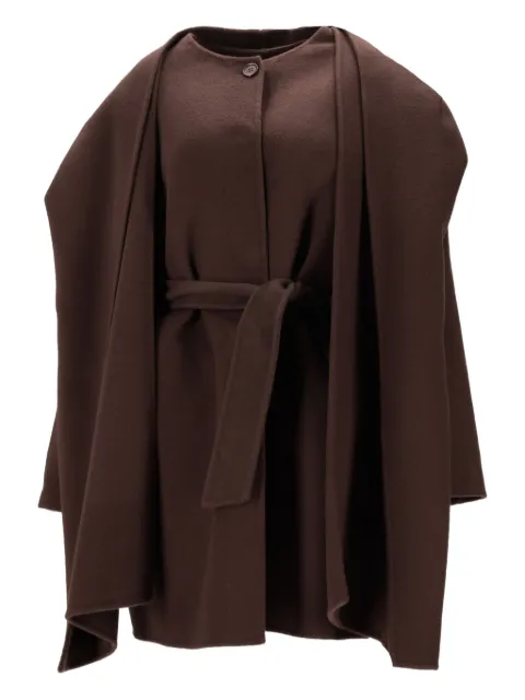 P.A.R.O.S.H. belted coat Brown D431719ILEAK25
