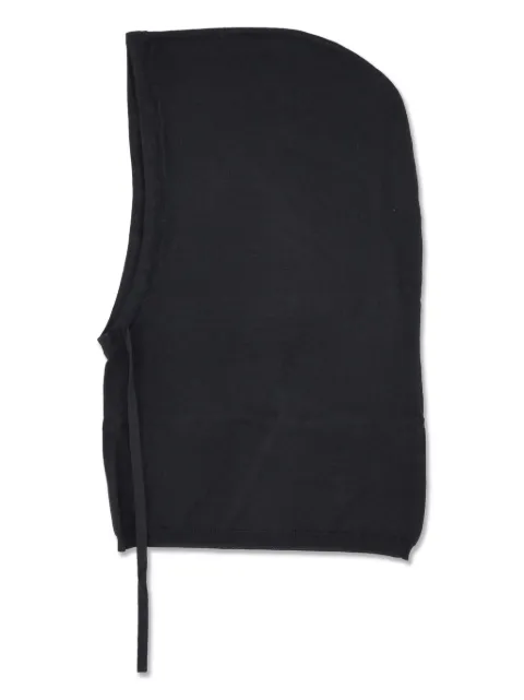 P.A.R.O.S.H. drawstring-hood scarf Black D000533LIME25