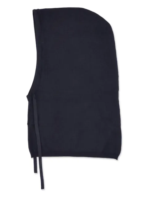 P.A.R.O.S.H. drawstring-hood scarf Black D000533LIME25