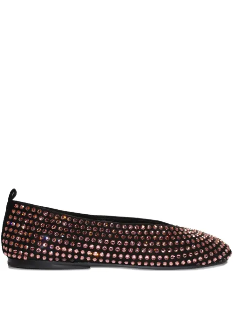 La-Rose crystal-embellished ballet flats Black EW2160026