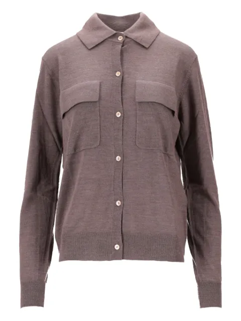 P.A.R.O.S.H. pocket cardigan Brown D540912LINFA25W