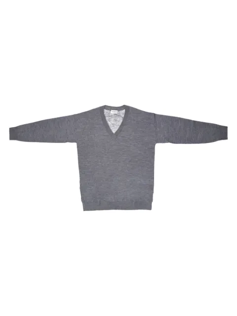 P.A.R.O.S.H. Linfa V-neck top Grey D511668LINFA25