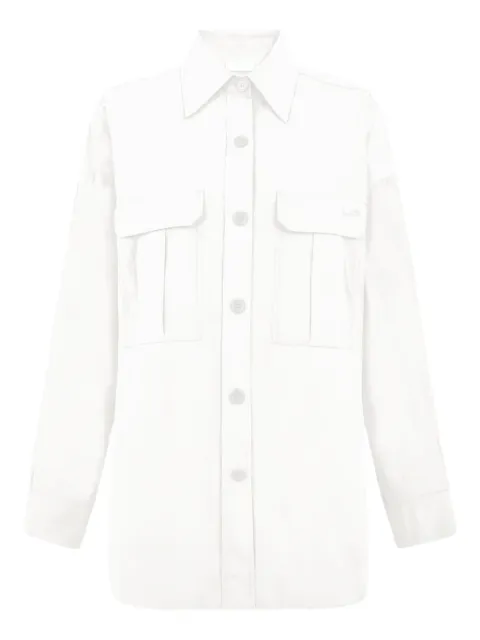 P.A.R.O.S.H. patch-pocket shirt White D380629NINJA