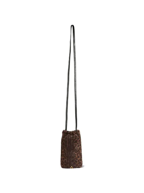 Jérôme Dreyfuss Gordi leopard-print shoulder bag Brown 46GORDIMOBCR