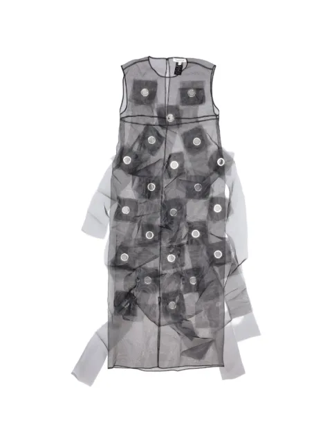 MERYLL ROGGE eyelet fringed dress Black 800858WS25