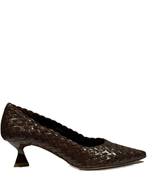 La-Rose 50mm Carol woven pumps Brown 10776000