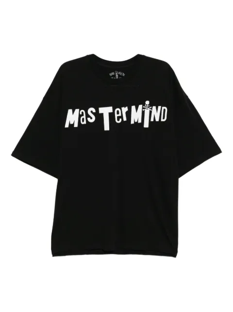 Mastermind World logo-print T-shirt Black MW25C14TS224BLK