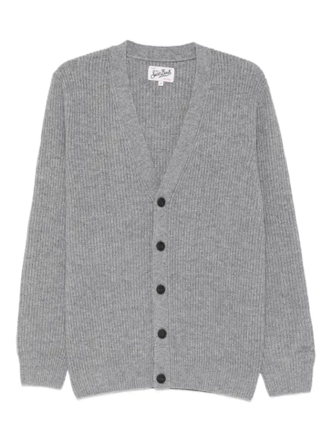 MC2 Saint Barth Herrison ribbed cardigan Grey HERR004