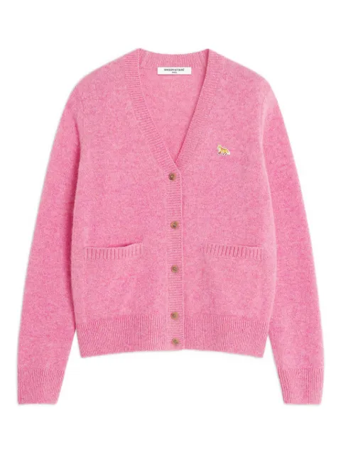 Maison Kitsuné Baby Fox pocket cardigan Pink PW00501KT10060327