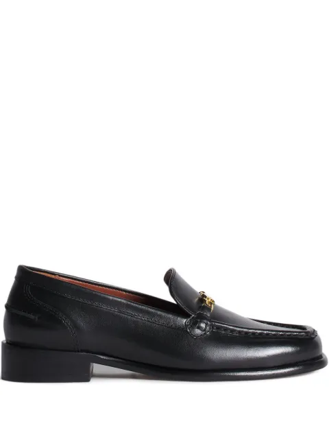 Maison Kitsuné Fox-detail loafers Black PW04105LR0058P199
