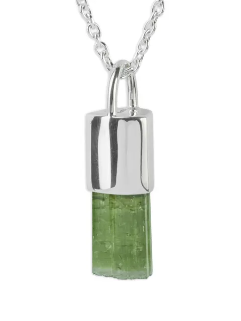 Parts of Four sterling silver Talisman tourmaline necklace Silver K623PAVER